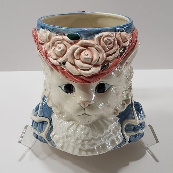 Fitz and Floyd "Kittens of Knightsbridge" Toby Mug - Picture 1 of 10